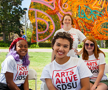 Dance performance on campus.