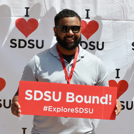 Admitted student at Explore.