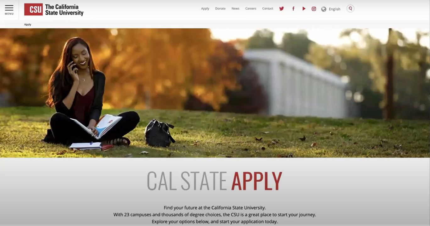 Transfer How to Apply on Cal State Apply.