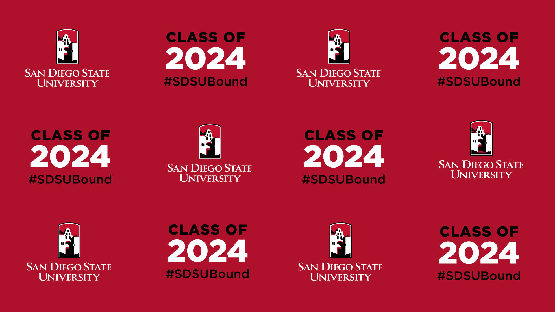 Virtual Backgrounds Office Of Admissions SDSU   Class Of 2024 